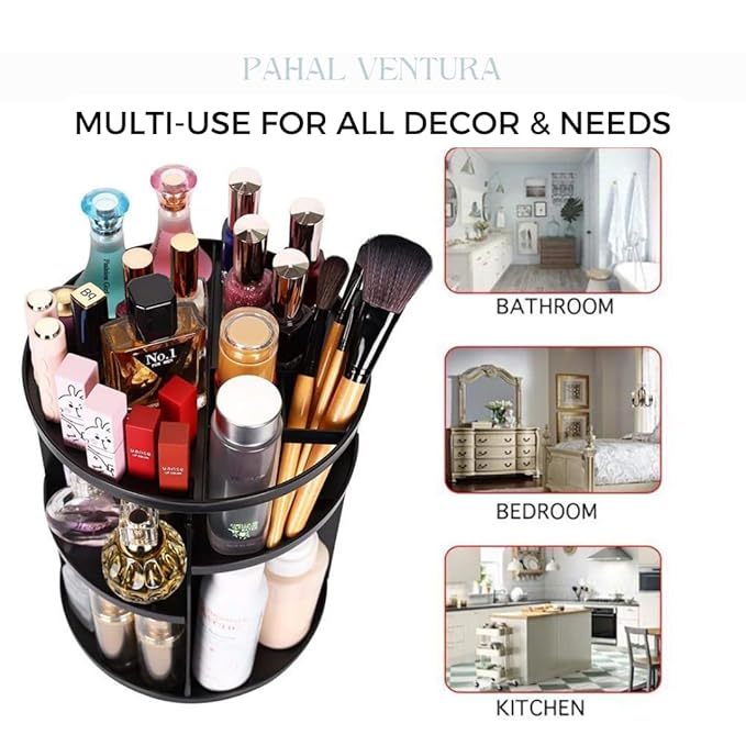 Premium 360 Makeup Organizer Box