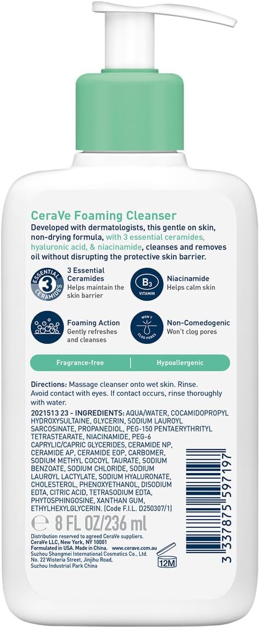 CeraVe Foaming Facial Cleanser (562ml)