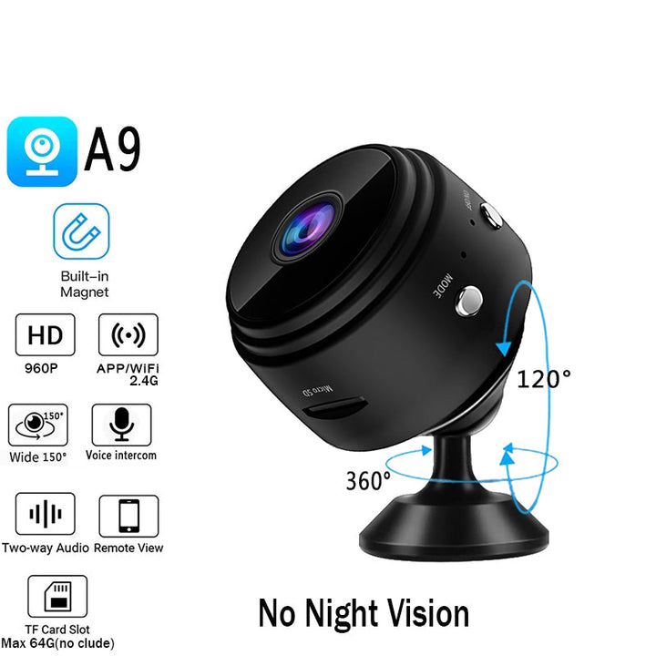 A9™ 1080p HD Magnetic WiFi Mini Camera