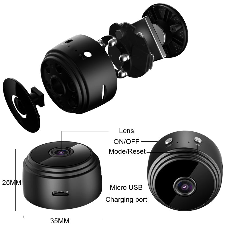 A9™ 1080p HD Magnetic WiFi Mini Camera