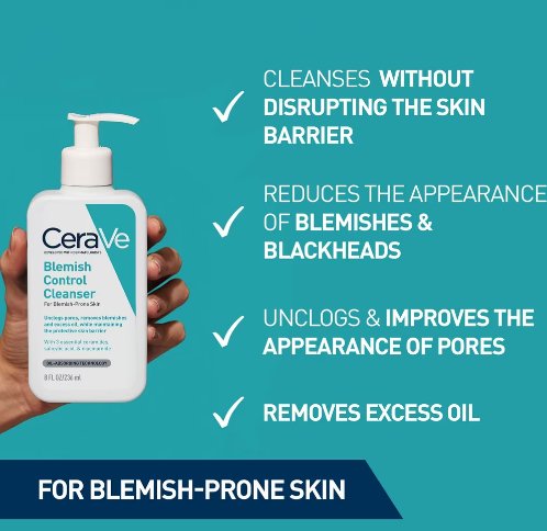 CeraVe Blemish Control Cleanser (236ml)