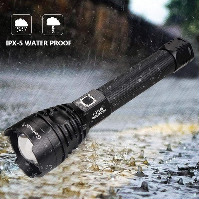 Super LED Rechargeable Laser Flashlight